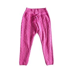 Pink knit Joggers